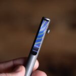 Titanium Damascus Pen Clip - Image 13