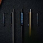 Titanium Damascus Pen Clip - Image 12